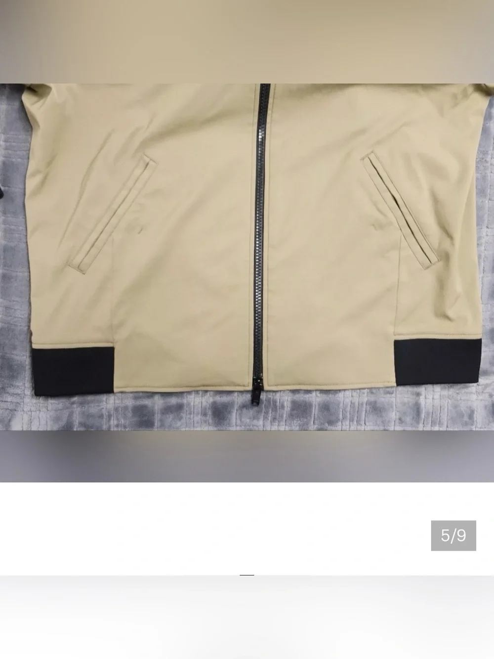 Theory Jacket Mens 2XL Khaki Neoteric Bomber Jacket
